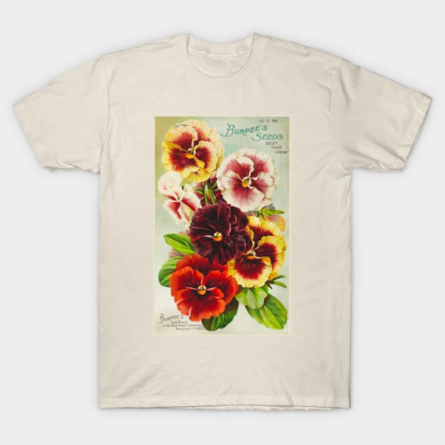 Burpee's Seed Catalogue, 1904 T-Shirt by WAITE-SMITH VINTAGE ART